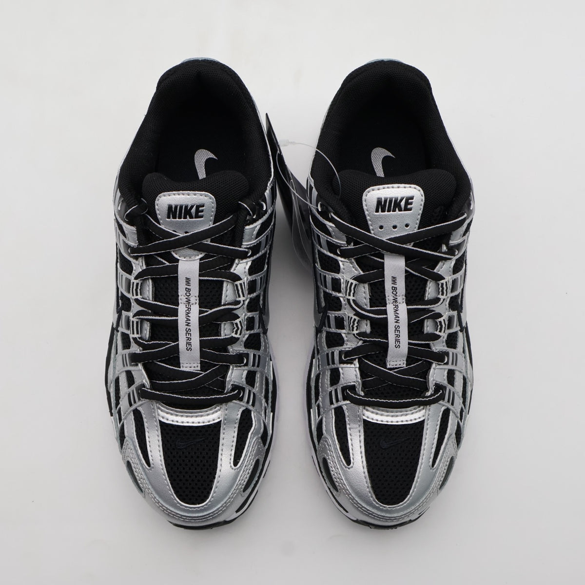 BV1021-013 Nike P-6000 Metallic Silver Black White Metallic Silver (Women's)