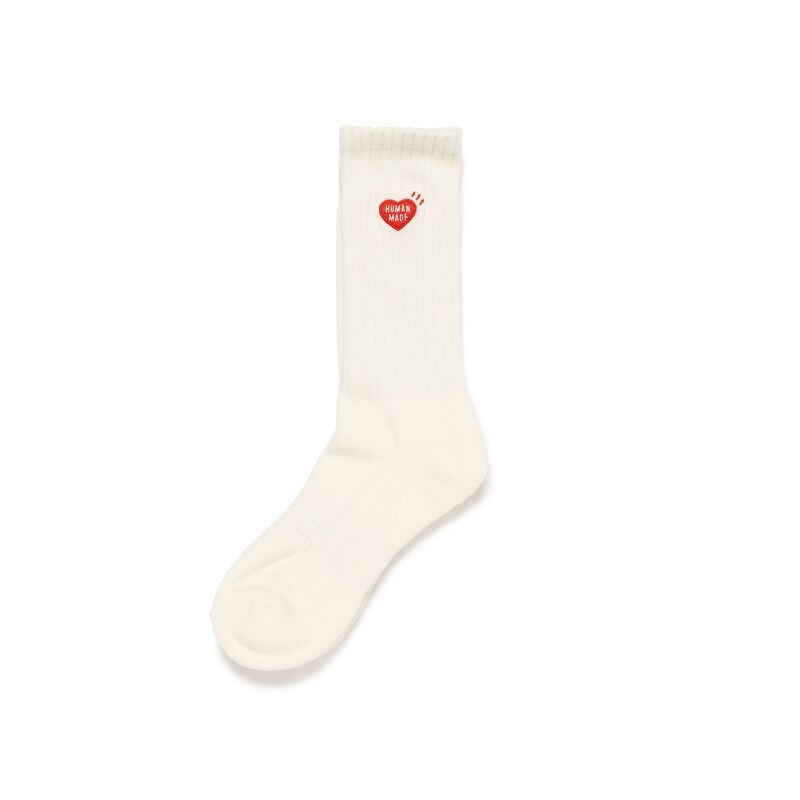 HUMAN MADE Pile Socks White