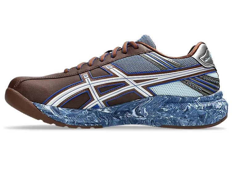 1202A544-200 Kiko Kostadinov Asics Women's LYASA FF 2 "Reddish Brown/Asics Blue"
