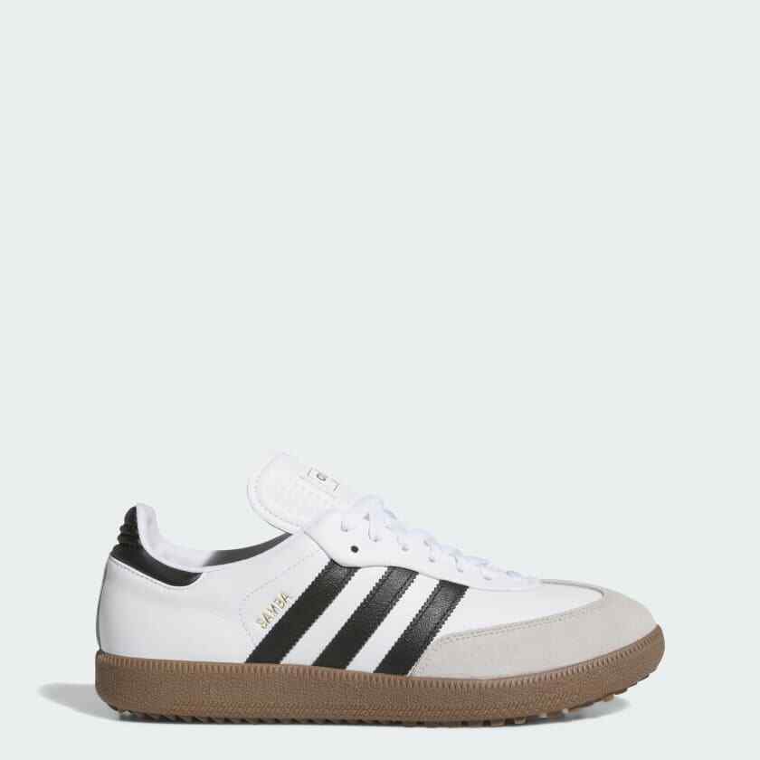 JH6149 adidas Samba Golf Full Grain Leather Cloud White Core Black Gum (Men's)