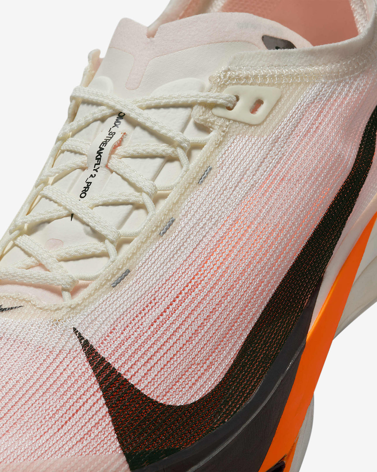 HF6417-100 Nike Streakfly 2 Sail Total Orange White Black (Men's)