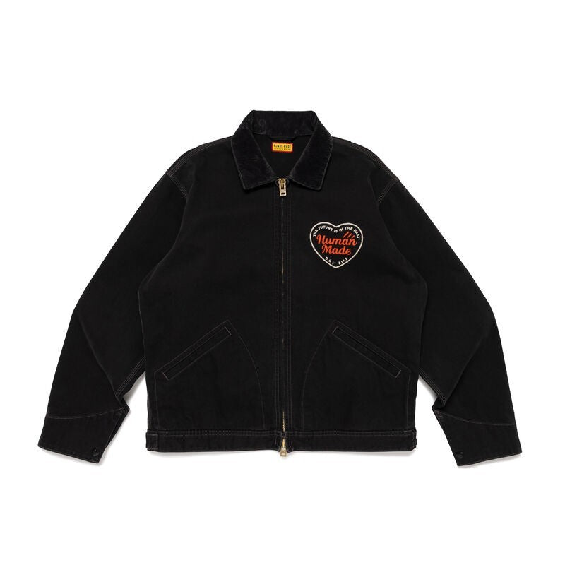 HUMAN MADE Zip-Up Work Jacket Black