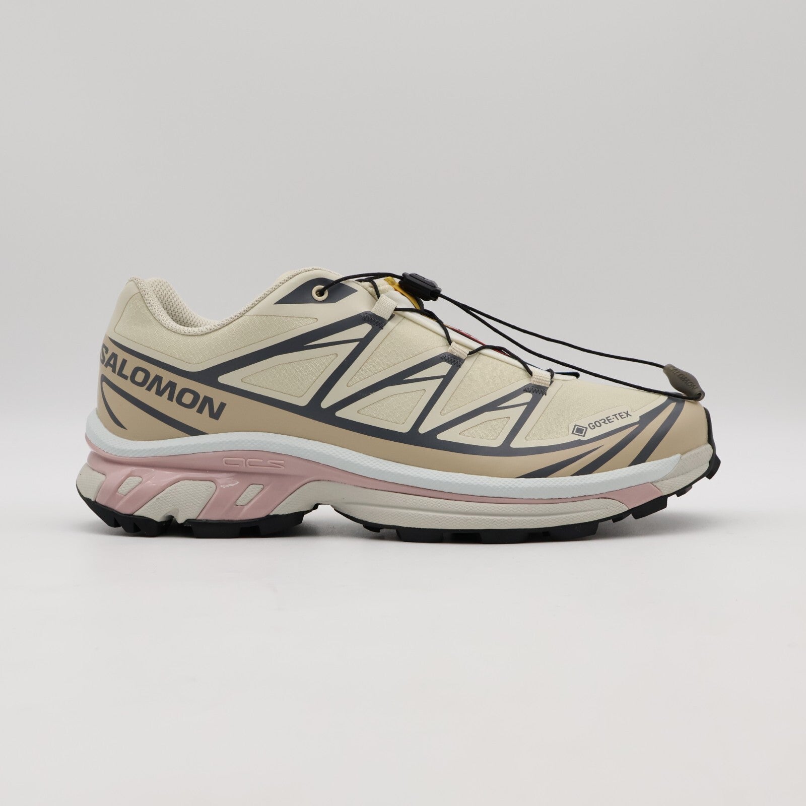 L47581200 Salomon XT-6 GORE-TEX Almond Milk Feather Gray Pale Mauve (Men's)