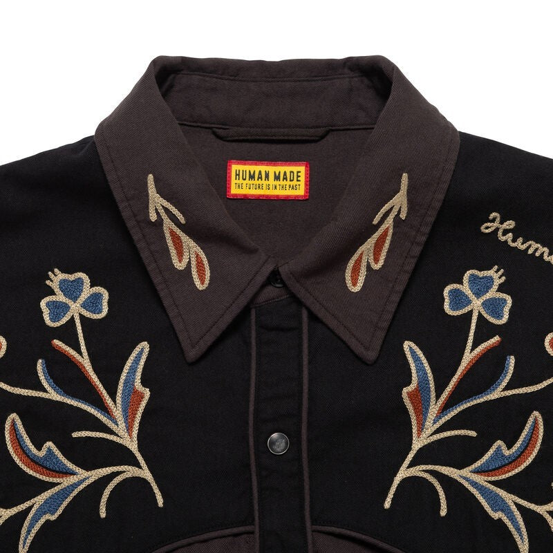 HUMAN MADE Western Shirt Charcoal
