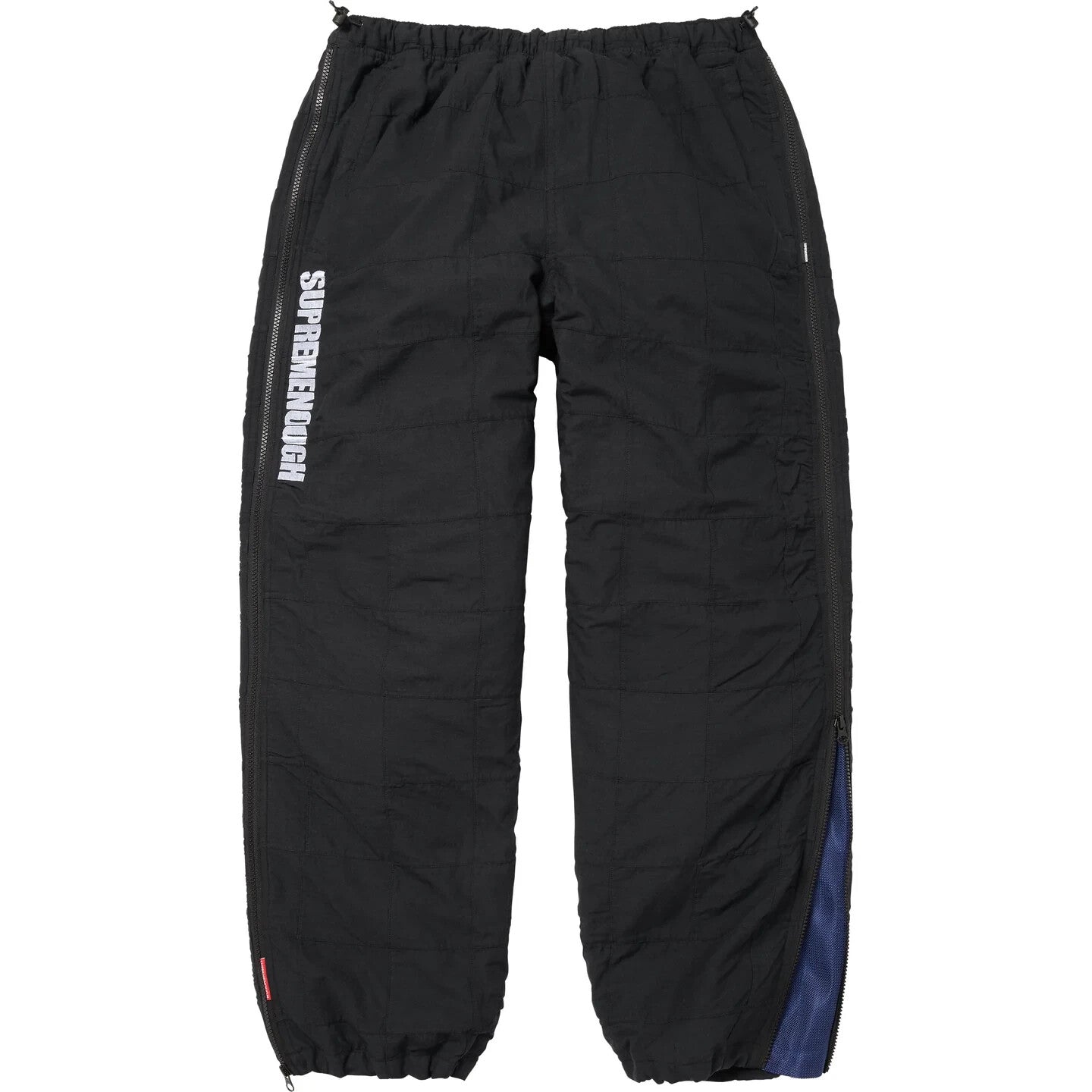Supreme GOODENOUGH Patchwork Full Zip Track Pant Black