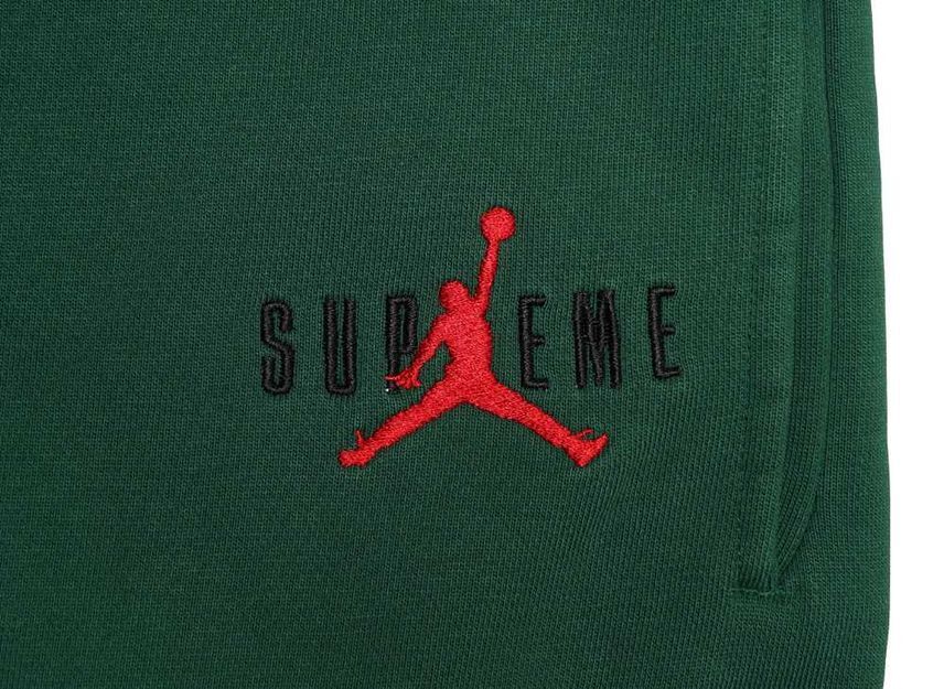 Supreme Jordan Sweatpant Green