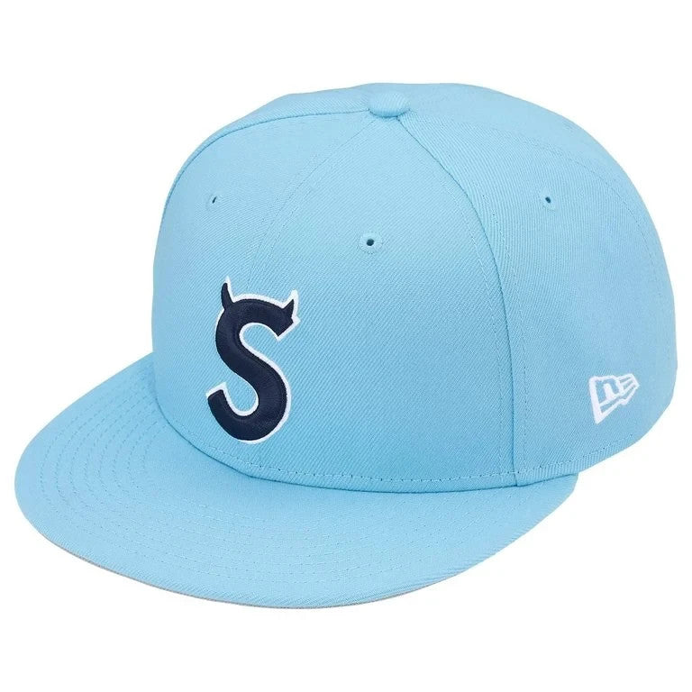 Supreme Devil S Logo New Era Light Blue