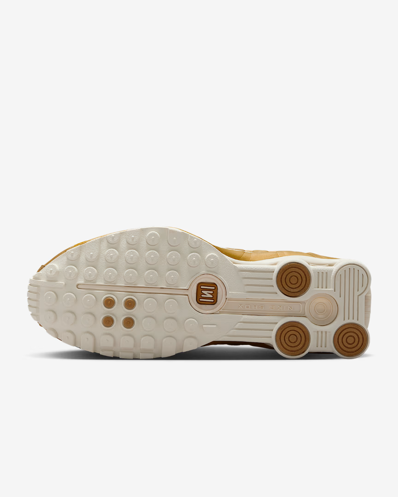 AR3565-010 Nike  Shox R4 Soft Pearl Metallic Gold (Women's)
