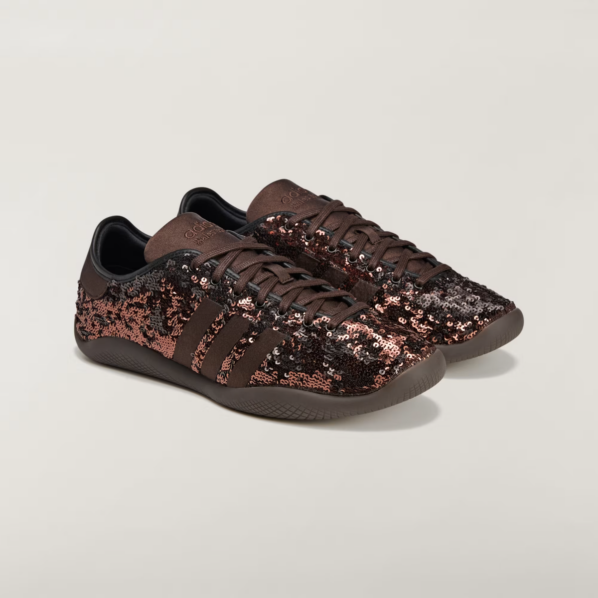 KH8798 Wales Bonner adidas Originals Karintha Low Sequin Dark Brown (Men's)