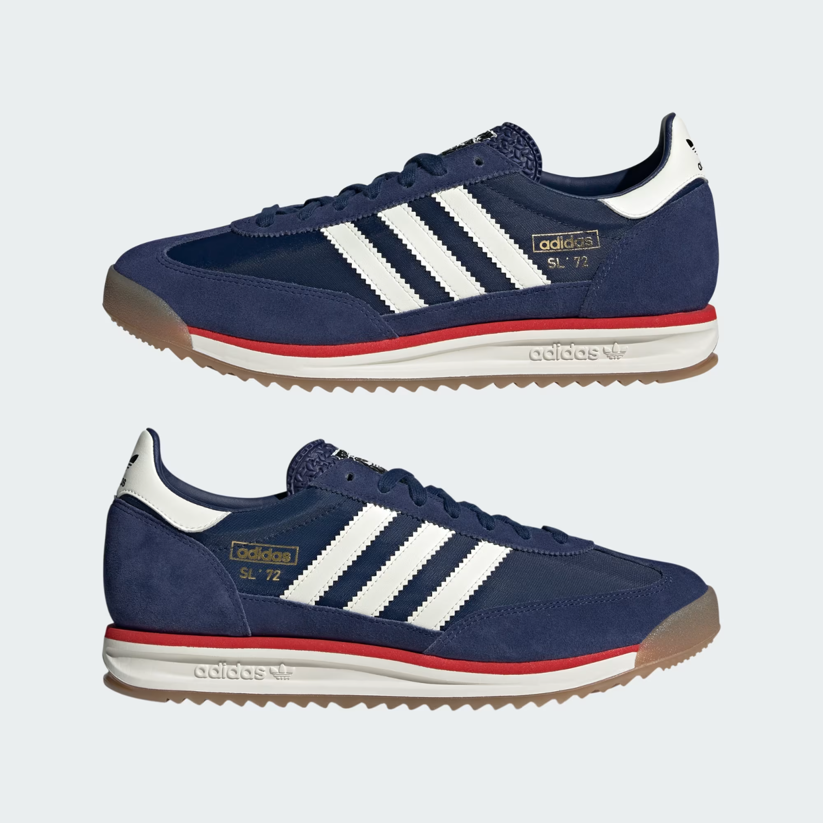 JR8789 adidas Originals SL72 RS Dark Blue Off White Red (Men's)