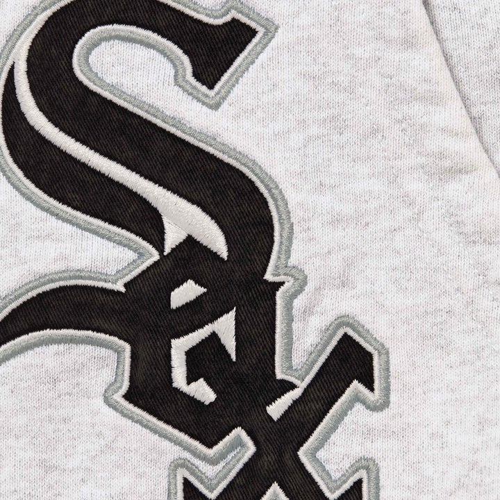 Supreme Chicago White Sox Zip Up Hooded Sweatshirt Ash Grey