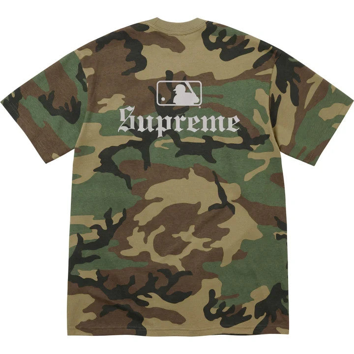 Supreme MLB Teams Tee NY Woodland Camo