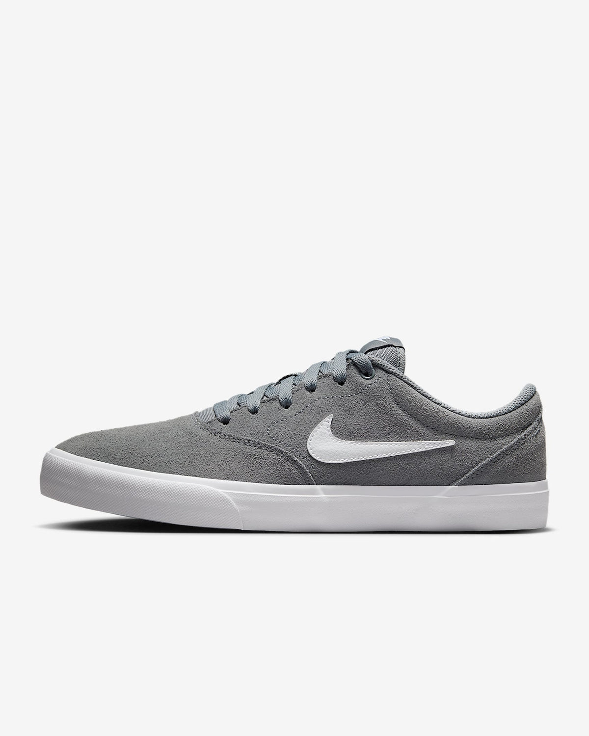 IB2750-004 Nike Charge Suede Cool Grey Cool Grey White White (Men's)