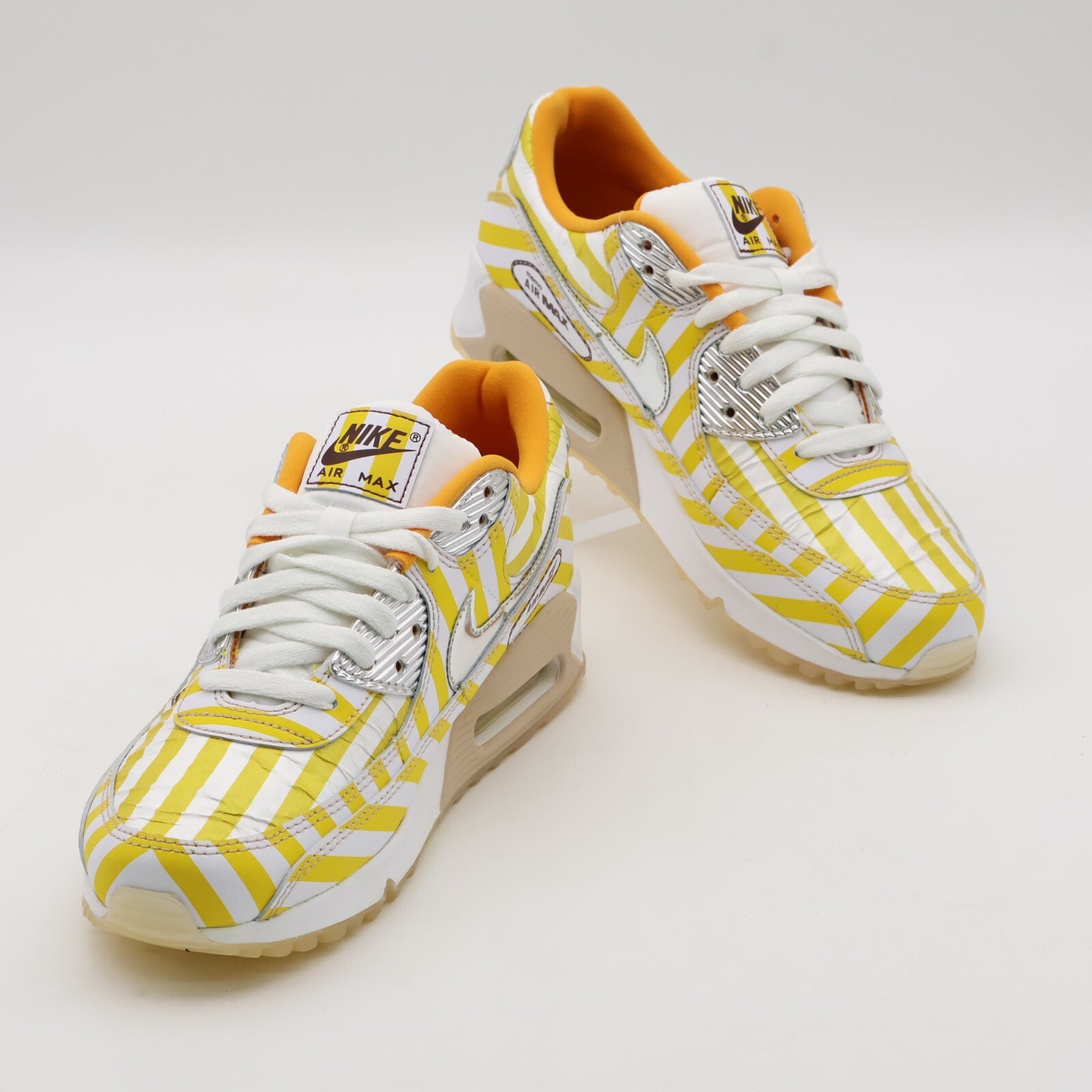 DD5481-735 Nike Air Max 90 Fried Chicken Speed Yellow Shimmer White (Men's)