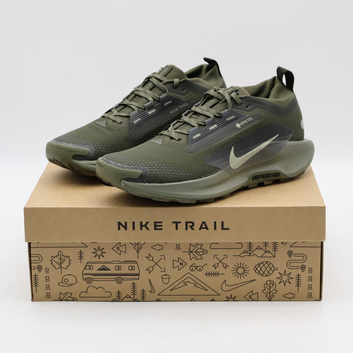 HQ7494-300 Nike Pegasus Trail 5 GORE-TEX Sequoia Cargo Khaki (Men's)