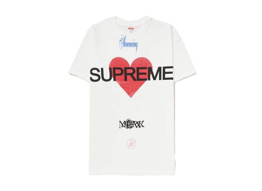 Supreme Announcing Tee White