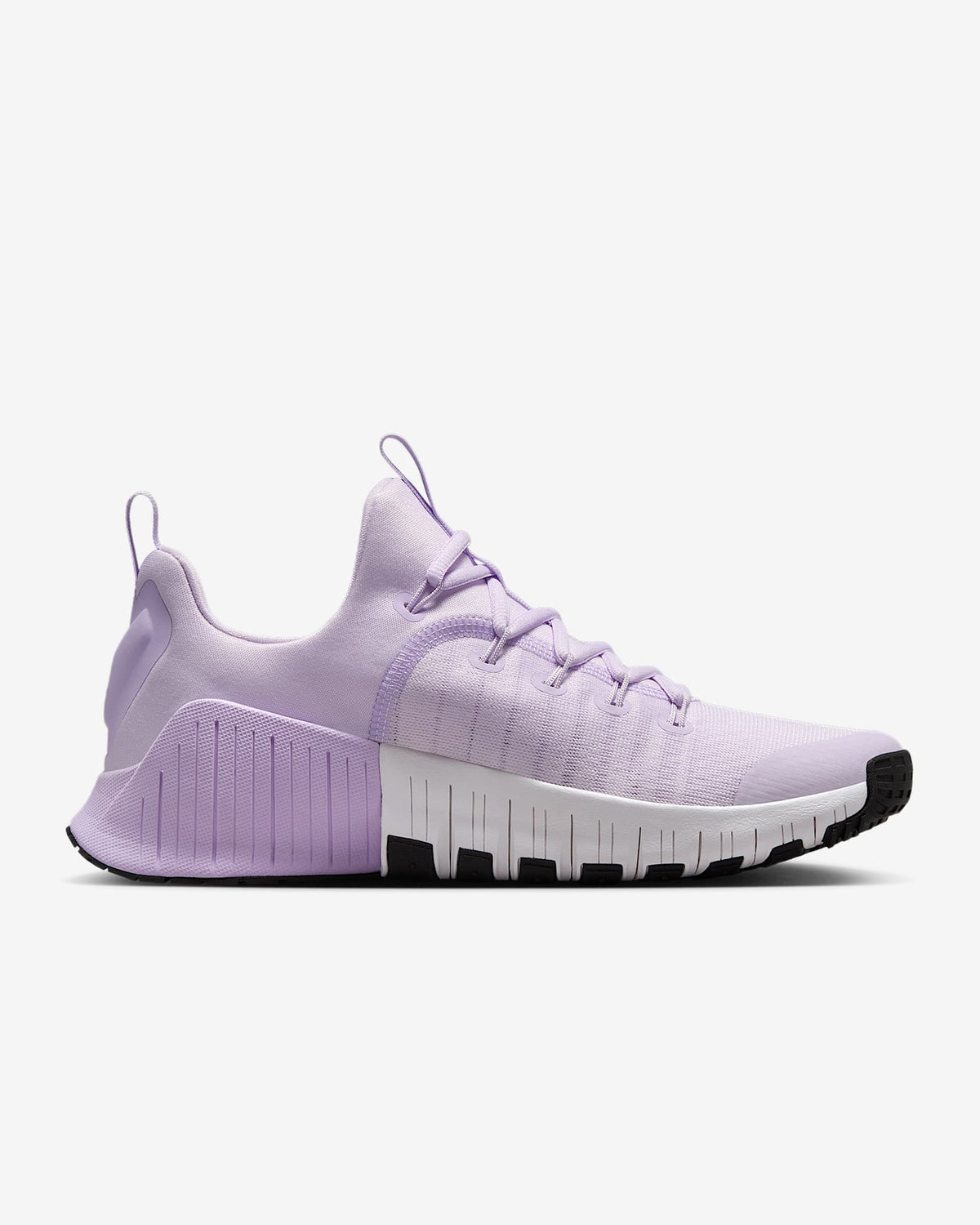 FJ7126-500 Nike Free Metcon 6 Barely Grape Lilac Bloom Black White (Women's)