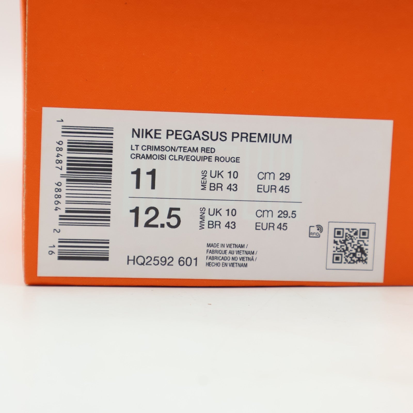HQ2592-601 Nike Pegasus Premium Light Crimson Bright Crimson Black (Men's)