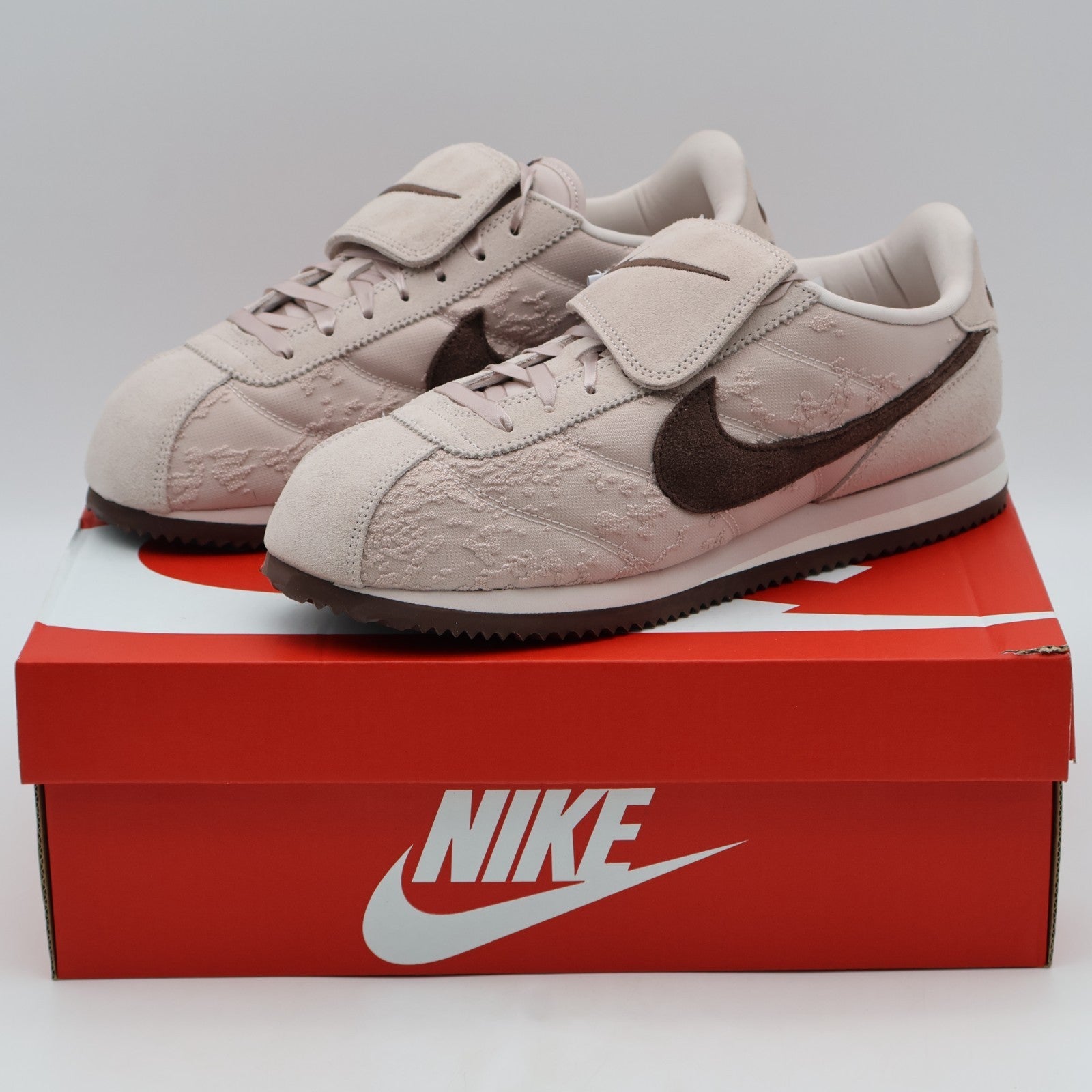 IQ3624-667 Nike Cortez Textile Silt Red Phantom Light Chocolate (Women's)
