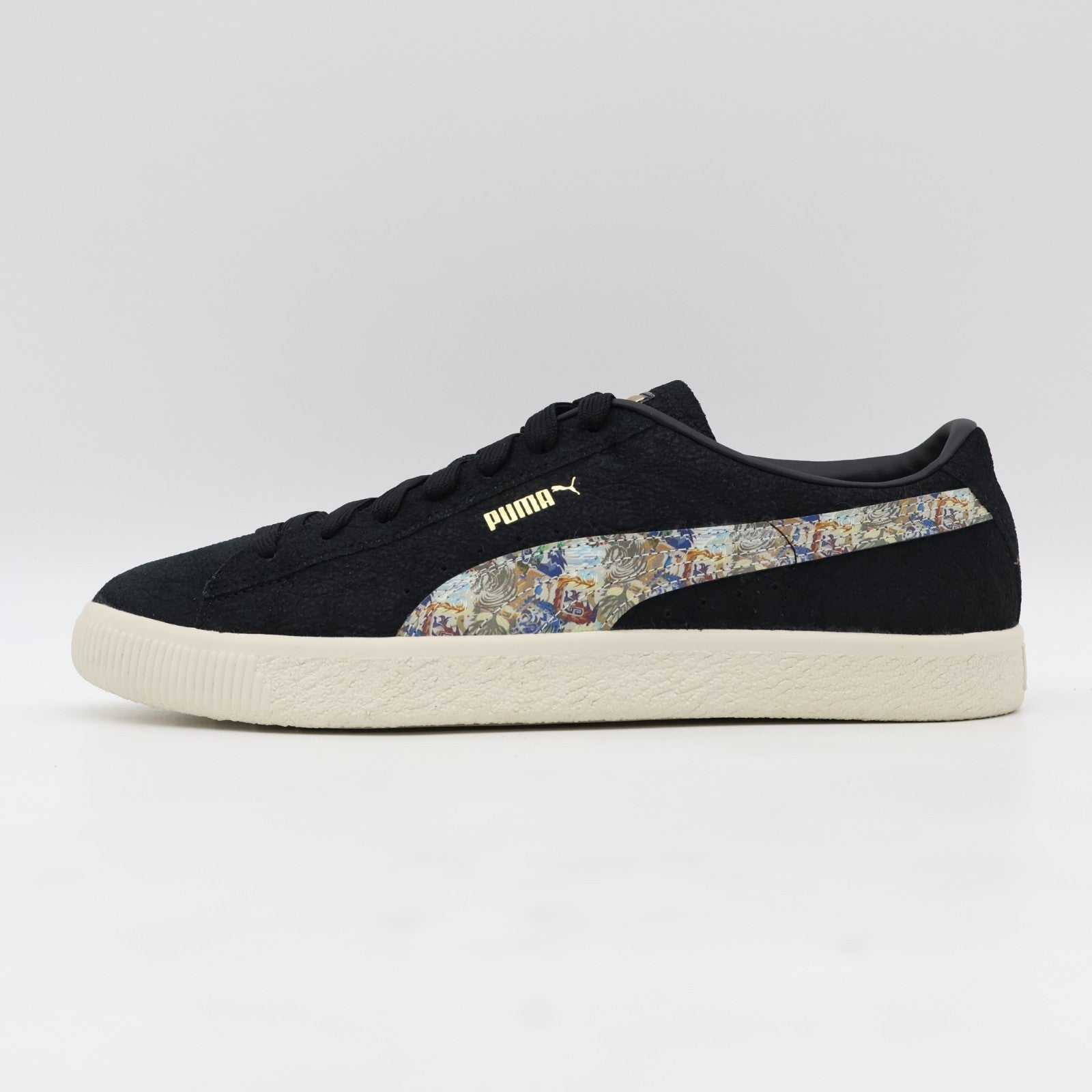 401817-01 Monster Hunter Puma Suede Vintage R Puma Black Warm White (Men's)