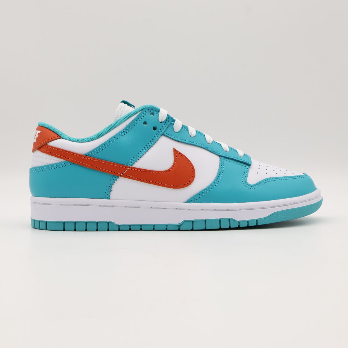 DV0833-102 Nike Dunk Low Miami Dolphins Cosmic Clay Dusty Cactus Green (Men's)