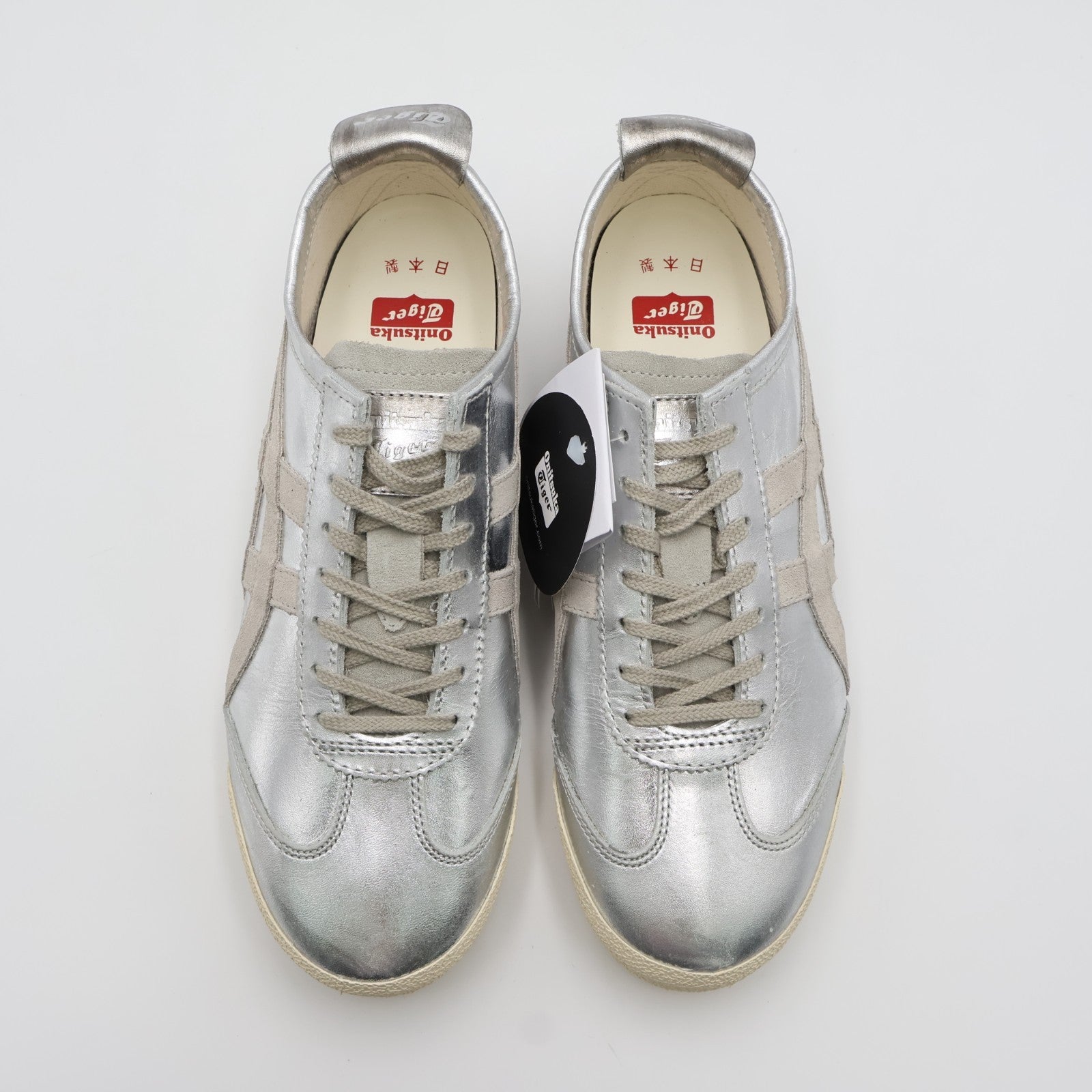 1182A467-020 Onitsuka Tiger Mexico 66 Deluxe Silver Piedmont Grey (Women's)