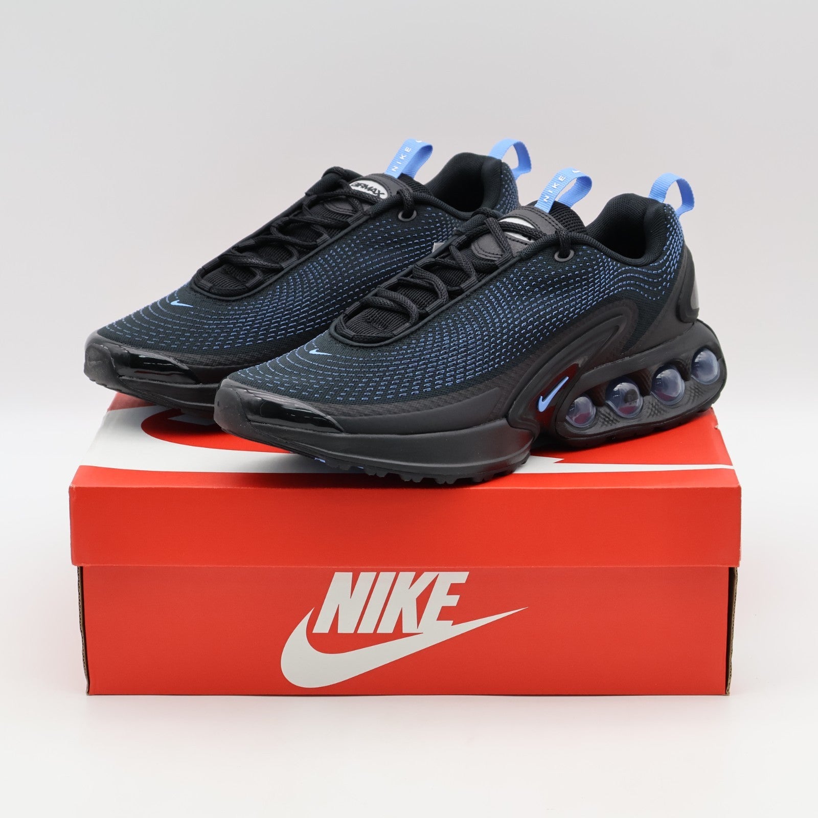 IH4463-001  Nike Air Max DN Black Wolf Grey University Blue (Men's)