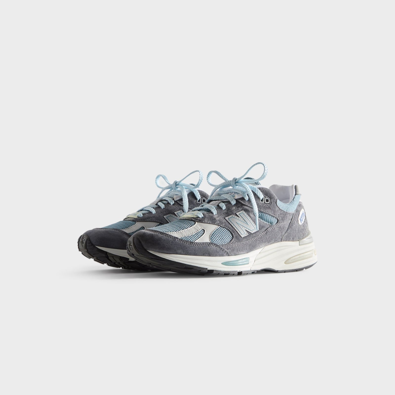 U991KH2 KITH New Balance 991V2 "Asphalt Lead Oyster Mushroom (Men's)