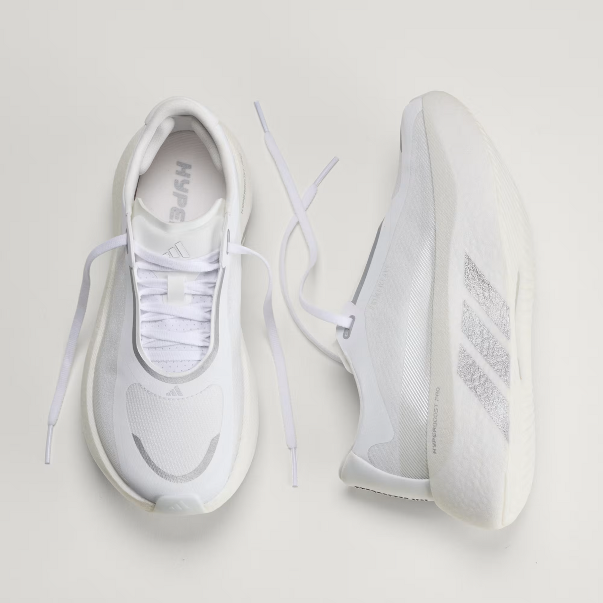 KI4426 adidas Hyperboost Edge Running "Cloud White/Silver Metallic" (Women's)