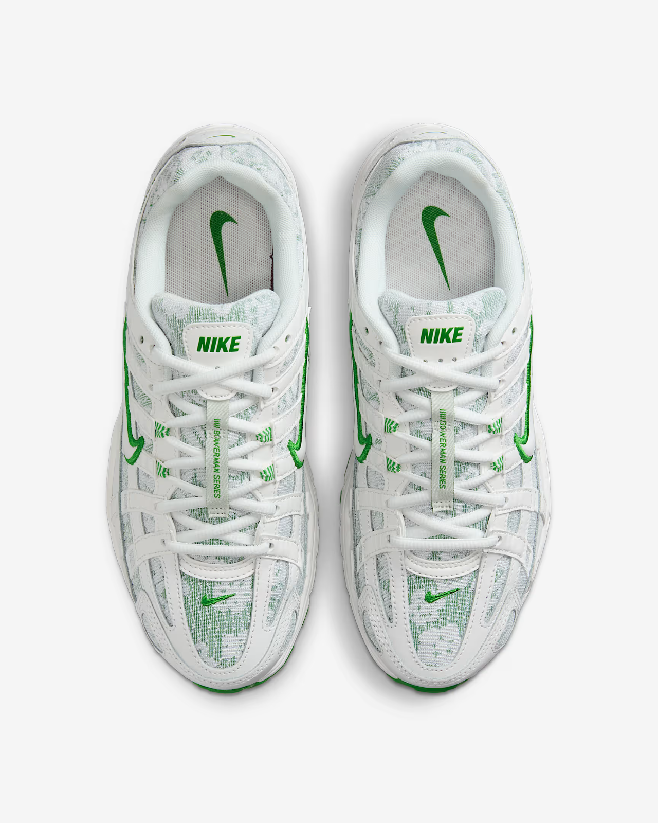 IH4482-100 Nike P-6000 Shoes Summit White Kelly Green Summit White (Women's)