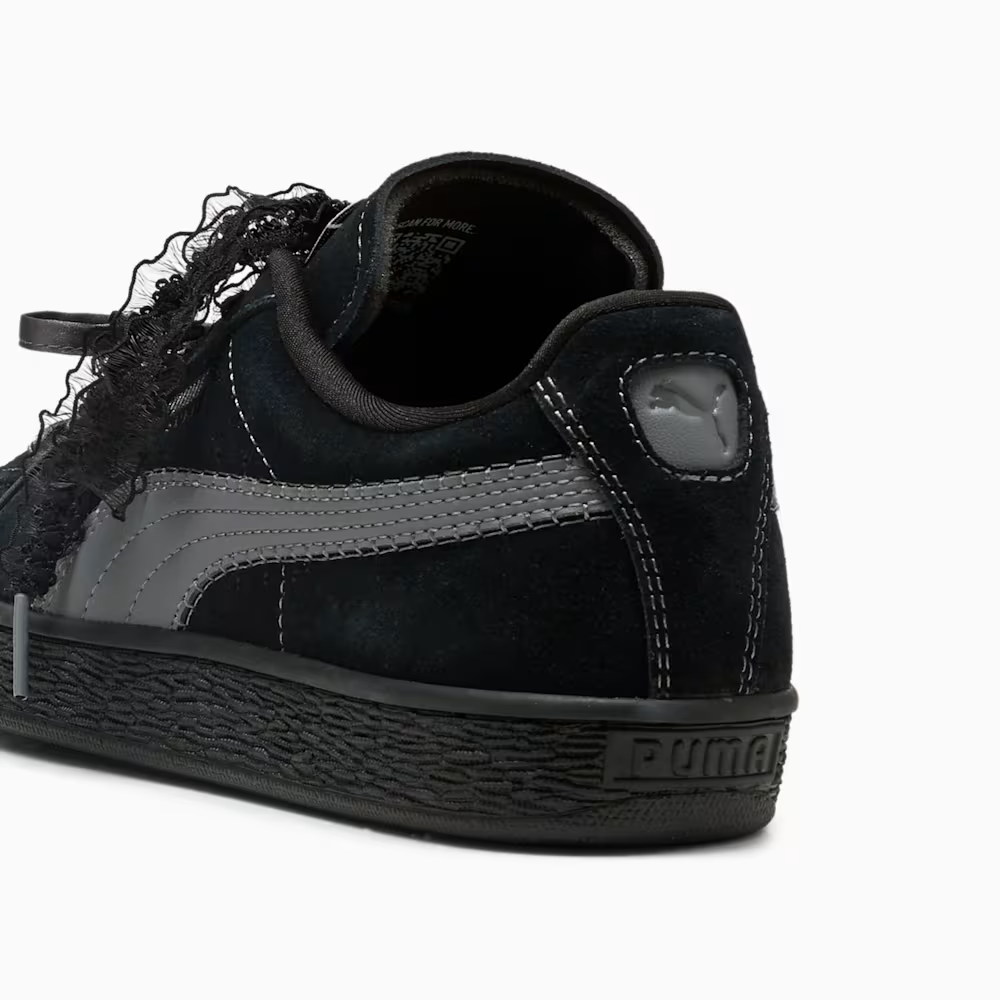 408330-03 Puma Suede Bloom "Puma Black/Slate Sky" (Women's)