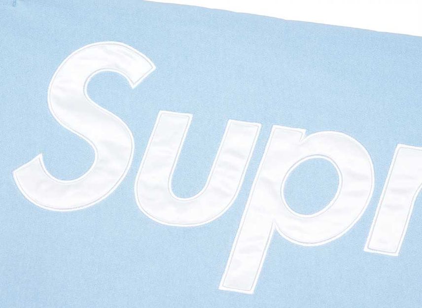 Supreme Satin Applique Sweatpant Light Blue