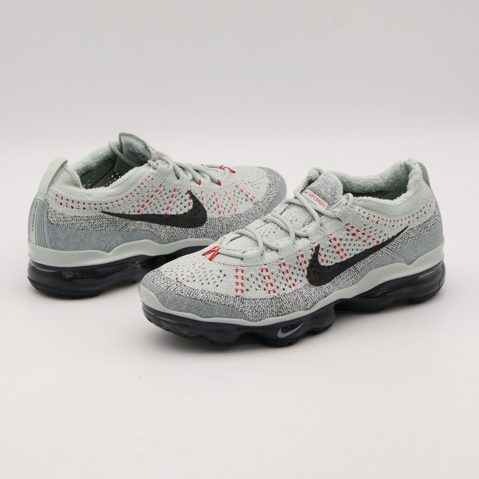 DV1678-013 Nike Air VaporMax 2023 Flyknit Light Grey Crimson (Men's)