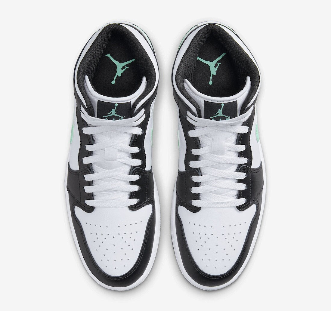 DQ8426-103 Nike Air Jordan 1 Mid Green Glow (Men's)
