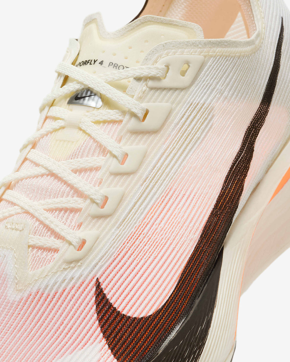 HF6411-100 Nike Vaporfly 4 Proto Sail Total Orange White Black (Women's)