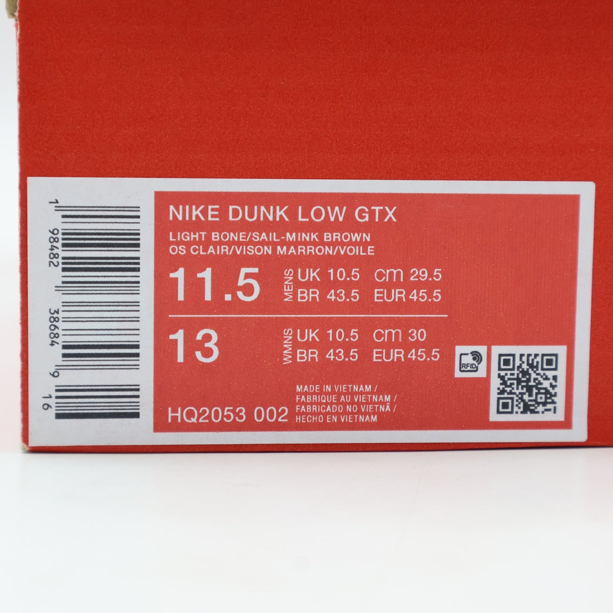 HQ2053-002 Nike Dunk Low GORE-TEX Light Bone (Men's)