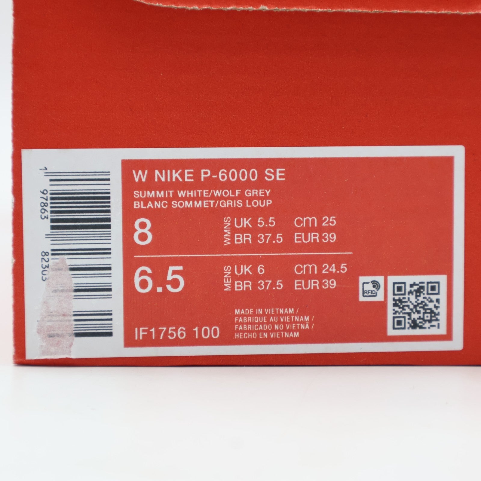 IF1756-100 Nike P-6000 SE Shoes Summit White Vast Grey Wolf Grey (Women's)