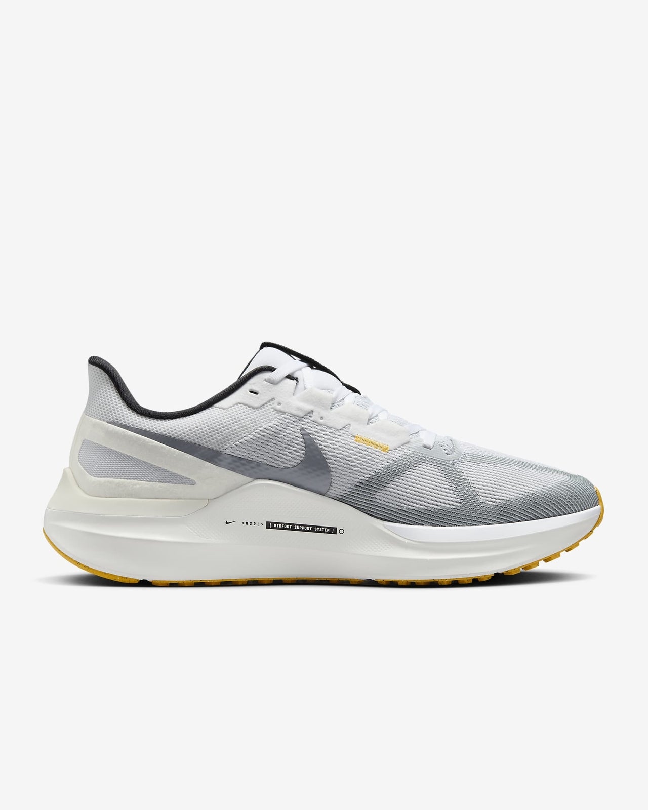 DJ7883-110 Nike Structure 25 White Laser Orange Smoke Grey Black (Men's)