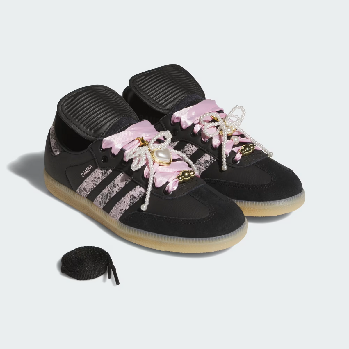 KJ6086 adidas Originals Samba LT Core Black Clear PinkBliss Bliss Pink (Women's)