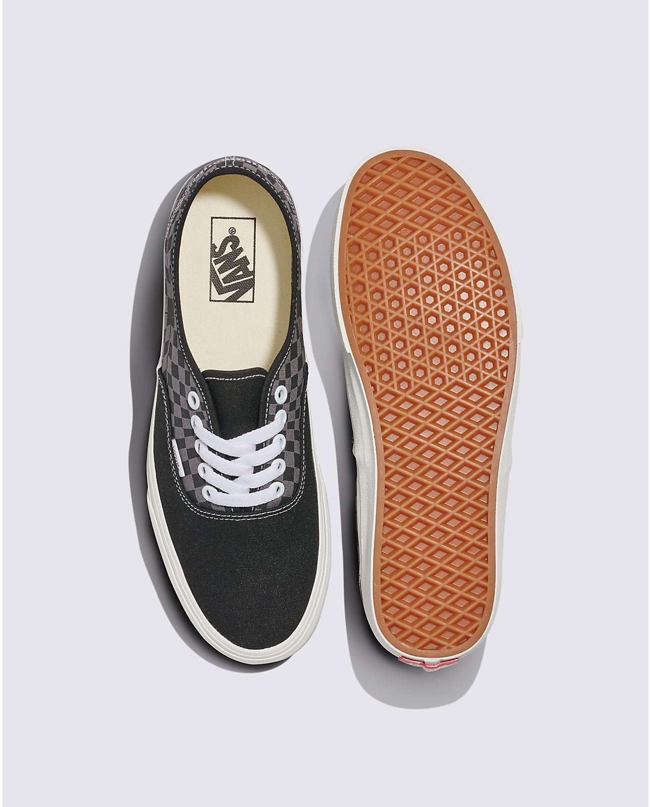 PVN000D7YBLK RHC Ron Herman Exclusive Vans Authentic Warp Check Black (Men's)