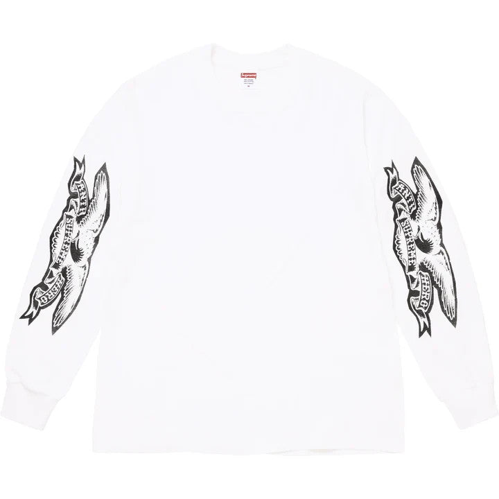 Supreme ANTIHERO Eagle L/S Tee White