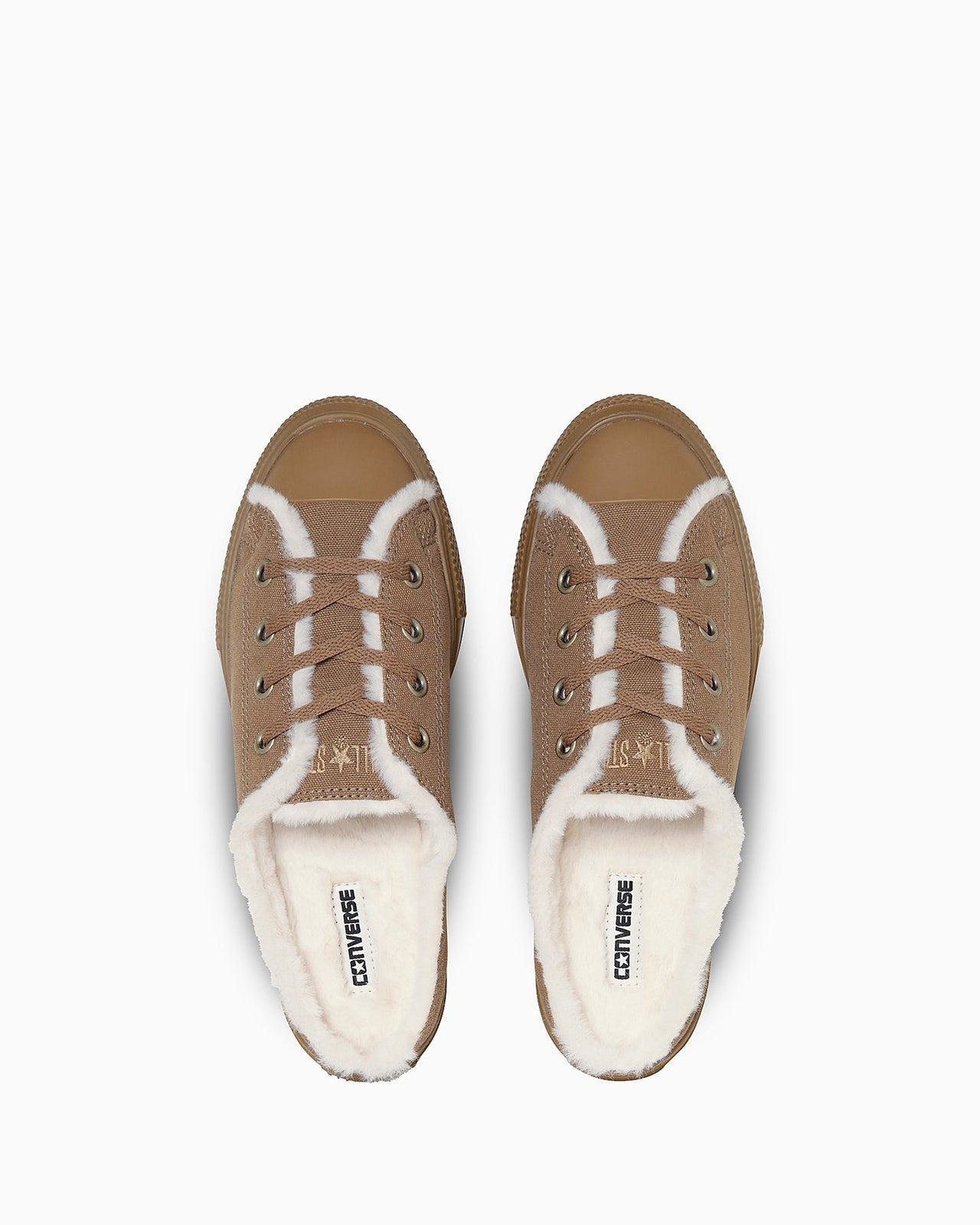 31313420 Converse Women's All Star Light PLTS Boa Mule OX Tobacco Brown (Women's