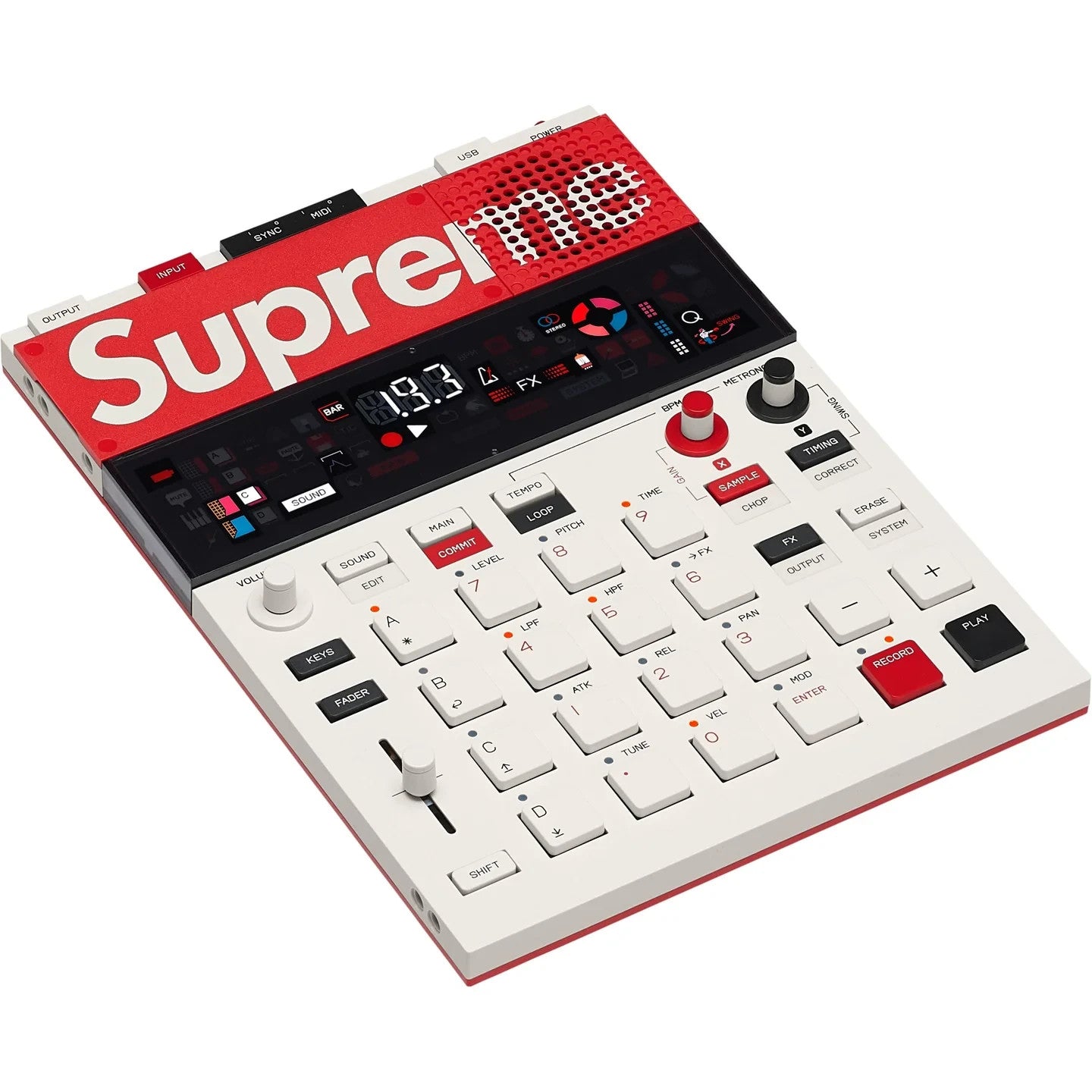 Supreme x teenage engineering EPâ133 K.O. II White