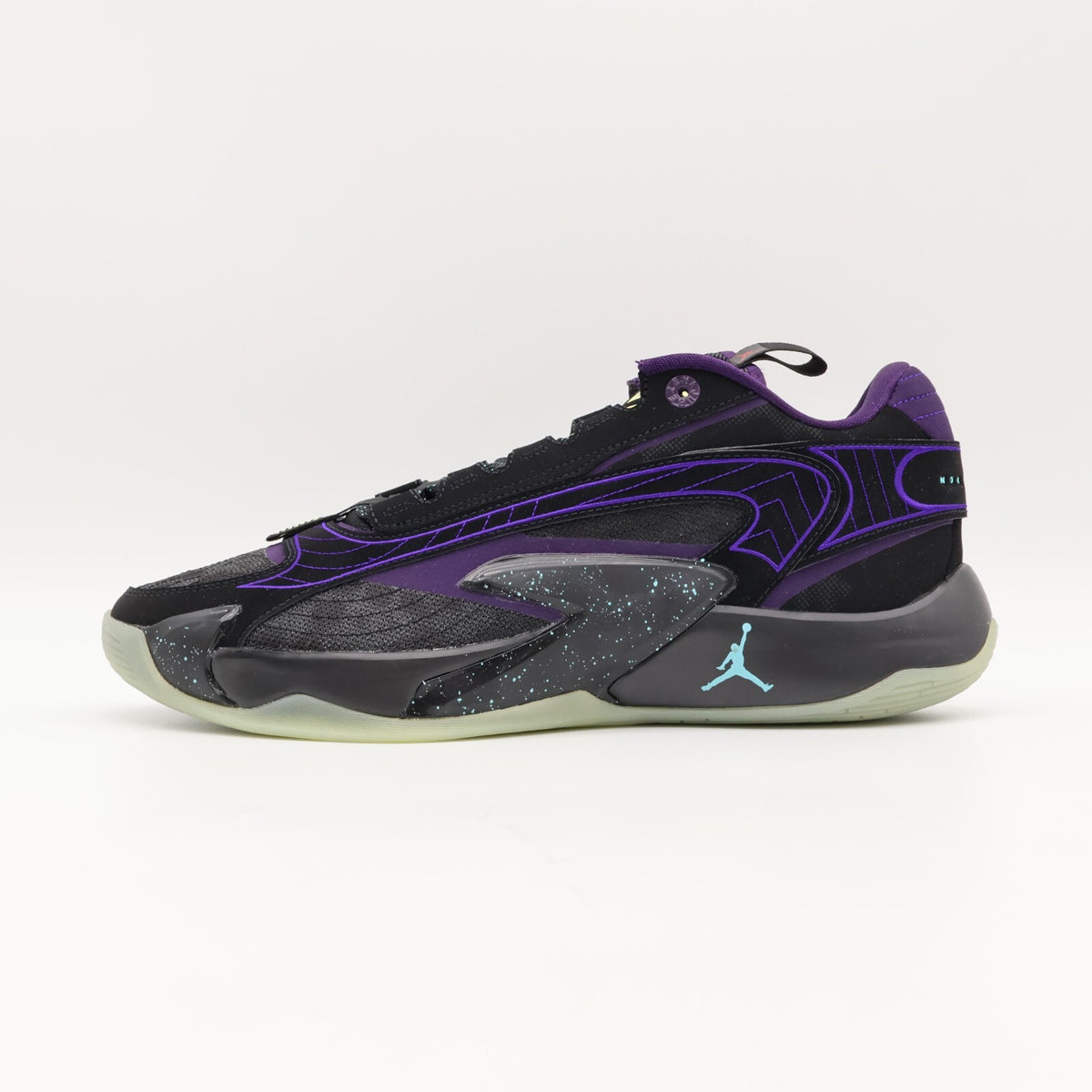 DX9012-001 Nike Jordan Luka 2 Space Hunter Black Grand Purple Green Glow (Men's)