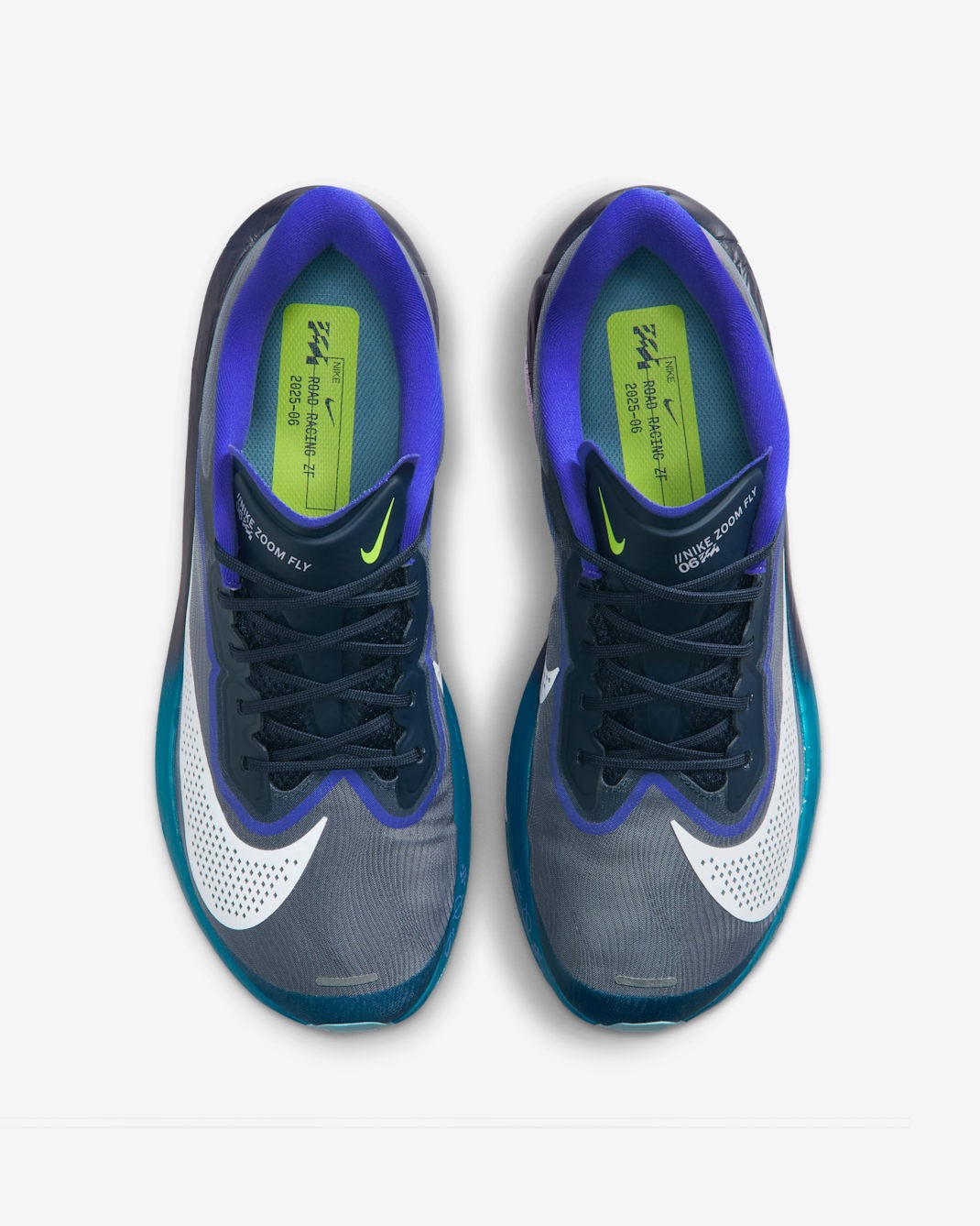 FN8454-403 Nike Zoom Fly 6 Obsidian Persian Violet Volt White (Men's)
