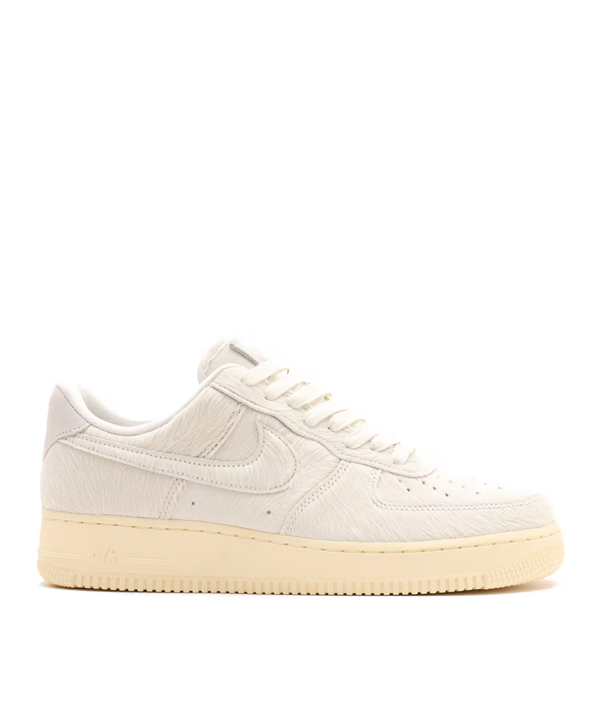 II7398-100 Nike Air Force 1 Low Faux Pony Hair White (Women's)