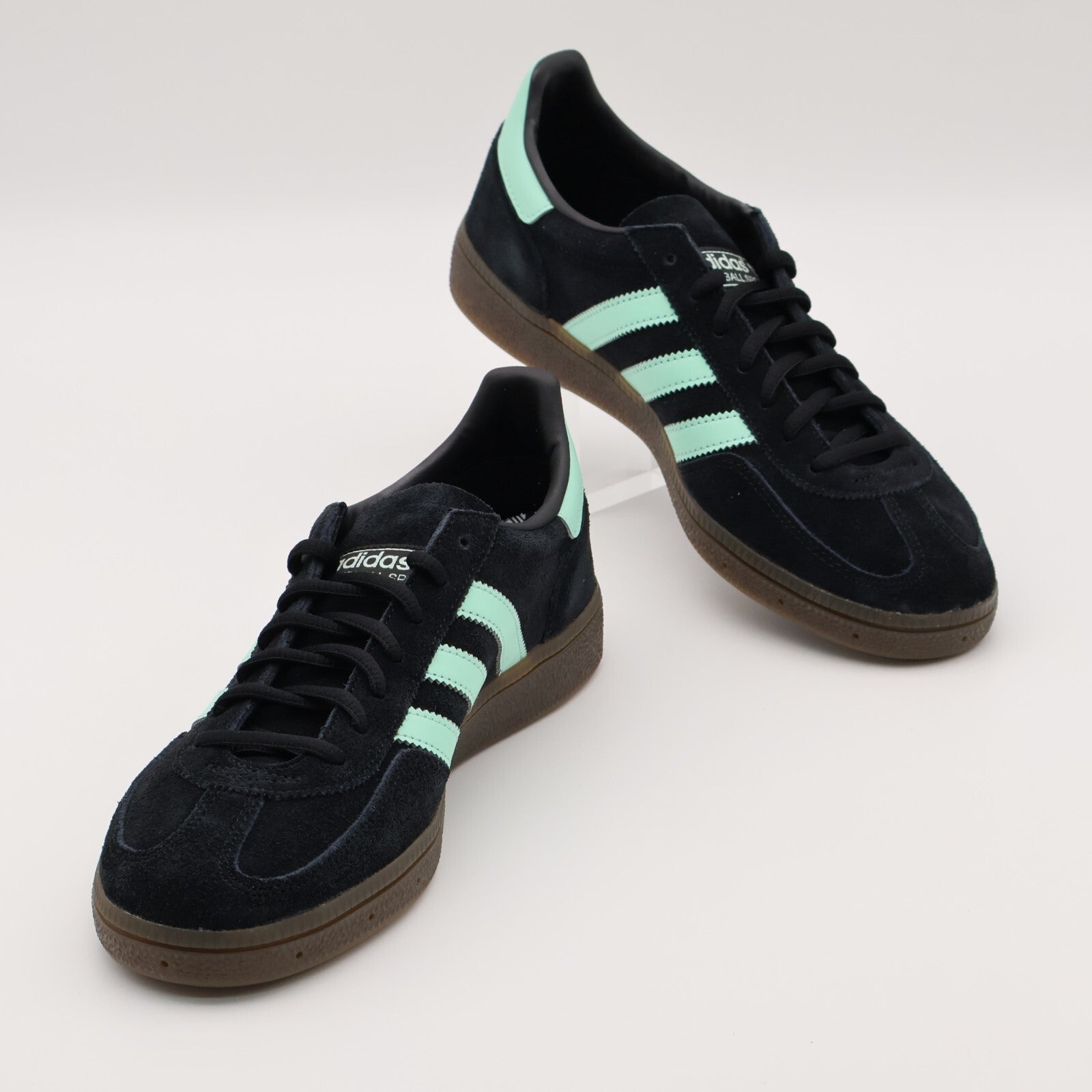 IH7491 adidas Originals Handball Spezial Core Black Clear Mint Gum (Men's)