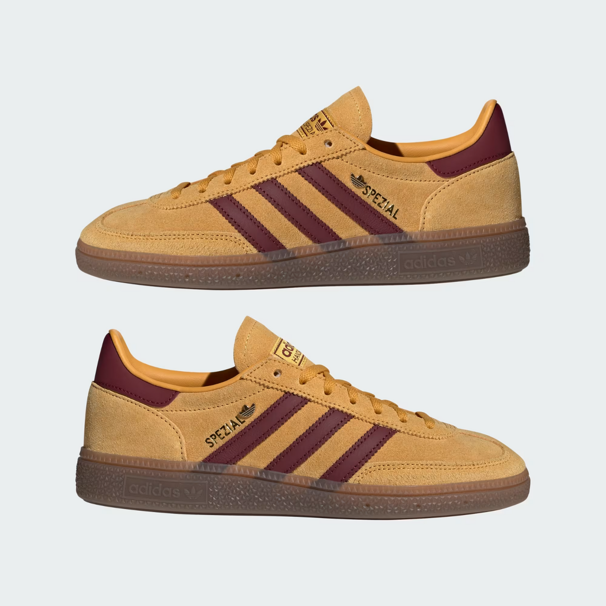 IH1494 Adidas Handball Spezial "Preloved Yellow/Shadow Red" (Men's)