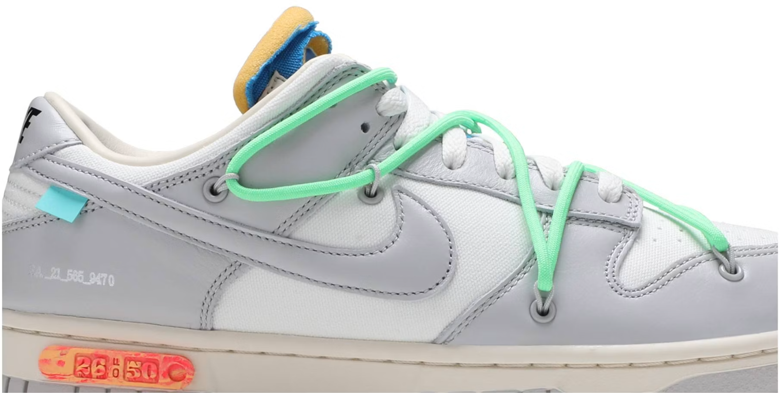 DM1602-116 Off-White Ã Nike Dunk Low 1 of 50 "Lot.26" (Men's)