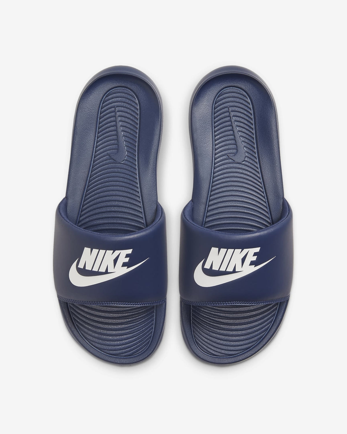 CN9675-401 Nike Victori One Slide Midnight Navy Midnight Navy White (Men's)